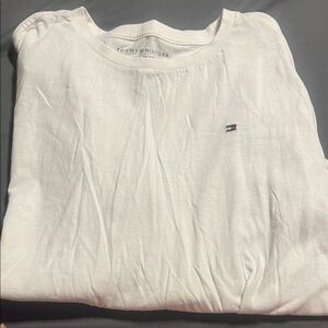 Tommy Hilfiger Classic White Long Sleeve Tee